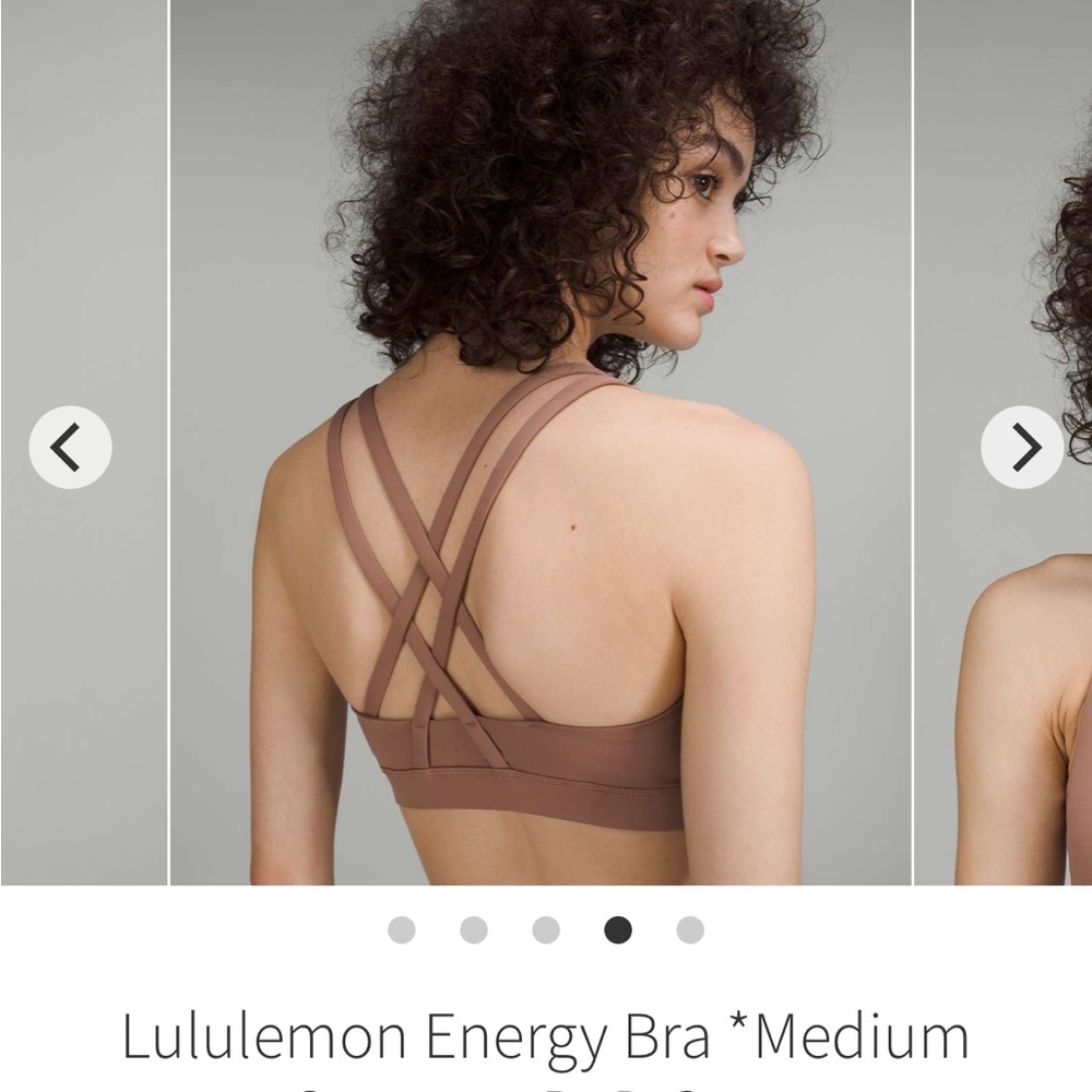 lululemon athletica Energy Bra in dusty rose - Picture 12 of 15